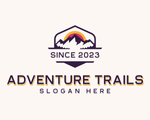 Outdoor Mountain Adventure logo design