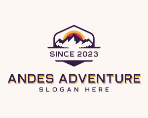 Outdoor Mountain Adventure logo design