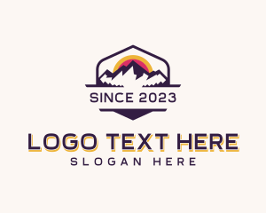 Peak - Outdoor Mountain Adventure logo design