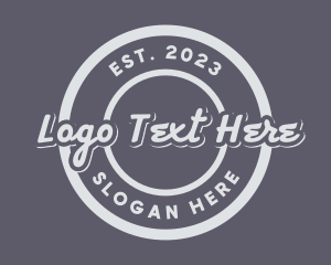 Script - Round Stylish Business logo design