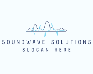 Audio - Abstract Audio Soundwave logo design