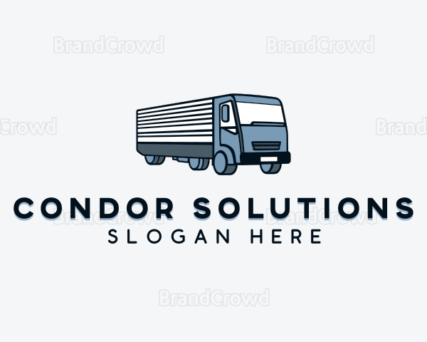 Delivery Truck Logistics Logo