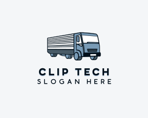 Delivery Truck Logistics Logo