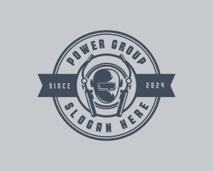 Gas Cylinder - Welding Steelworks Welder logo design