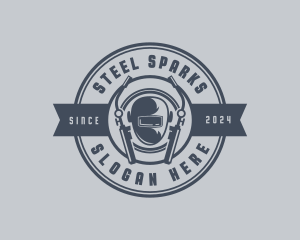 Welder - Welding Steelworks Welder logo design