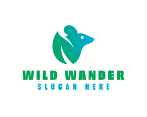 Wild Eco Mouse logo design