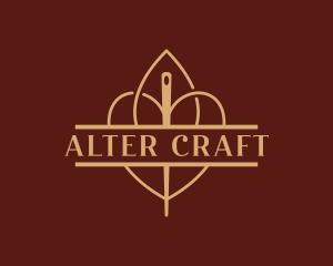 Tailor Craft Needle logo design