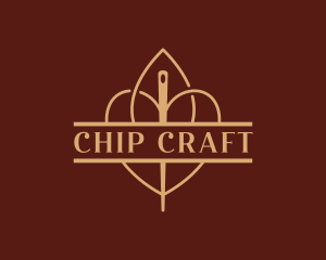 Tailor Craft Needle logo design