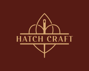 Tailor Craft Needle logo design