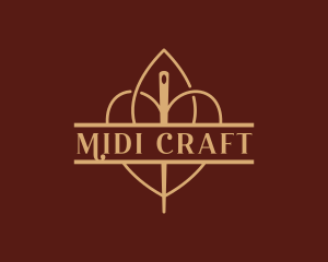 Tailor Craft Needle logo design