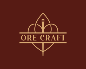 Tailor Craft Needle logo design