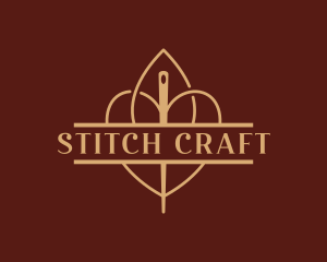 Tailor Craft Needle logo design