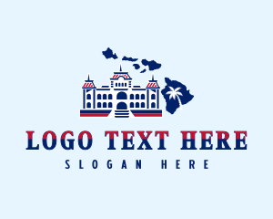 Heritage - Hawaii Architectural Palace logo design