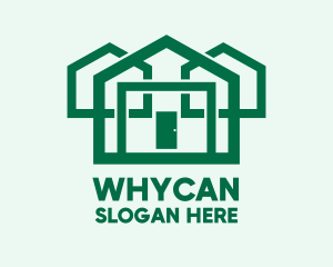 Ecosystem - Eco Friendly House Construction logo design