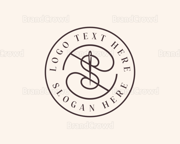 Tailor Alteration Letter S Logo