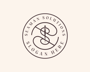 Tailor Alteration Letter S  logo design