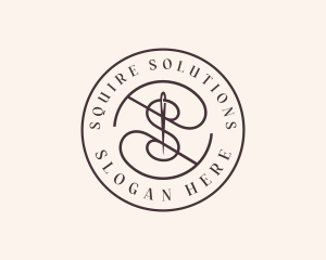 Tailor Alteration Letter S  logo design