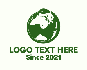 Eco - Nature Green Earth logo design