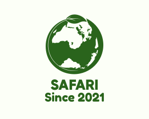 Planet - Nature Green Earth logo design