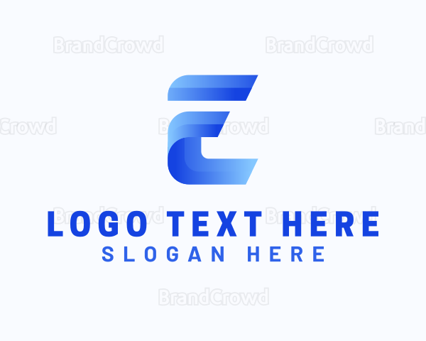 Business Company Letter E Logo