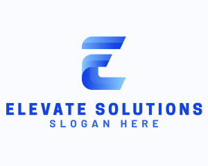 Business Company Letter E logo design