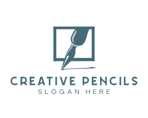 Calligraphy Pen Writing logo design