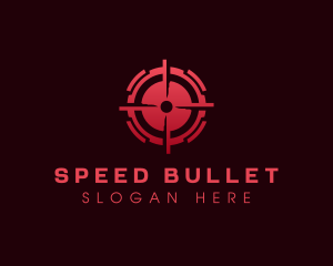 Bullet - Bullet Target Crosshair logo design