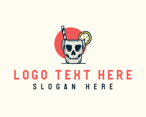 Character - Liquor Mug Skull logo design