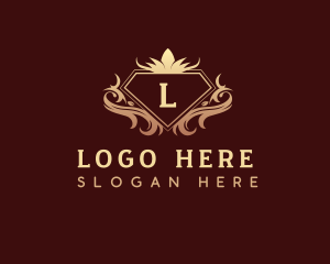 Luxe - Luxury Diamond Decorative Crest logo design