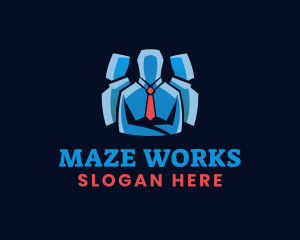 Businessman Corporate Employee logo design