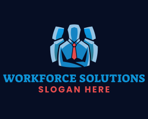 Employee - Businessman Corporate Employee logo design