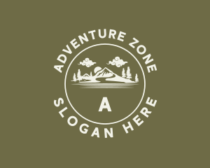 Mountain Clouds Adventure logo design