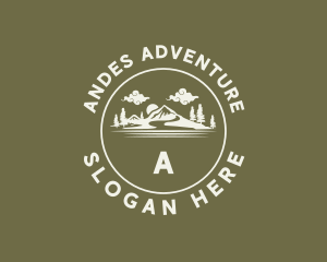 Mountain Clouds Adventure logo design