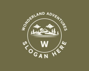 Mountain Clouds Adventure logo design