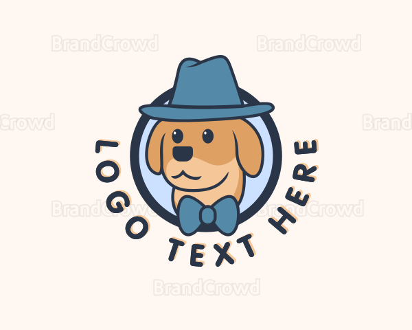 Puppy Dog Cartoon Logo