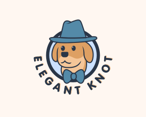 Bowtie - Puppy Dog Cartoon logo design