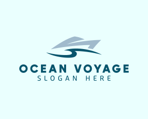 Yacht Sea Transport  logo design