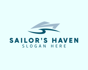 Yacht Sea Transport  logo design