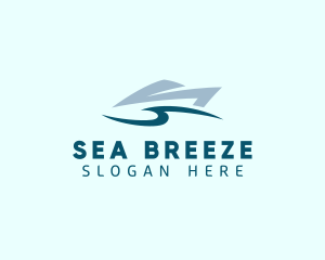 Yacht Sea Transport  logo design