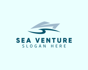 Yacht Sea Transport  logo design