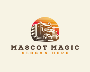 Truck Haulage Delivery Logo