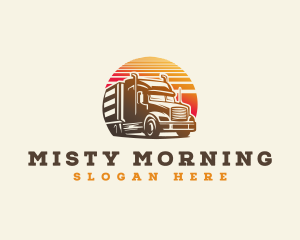 Truck Haulage Delivery Logo