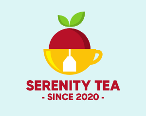 Tea - Fruit Tea Bag logo design