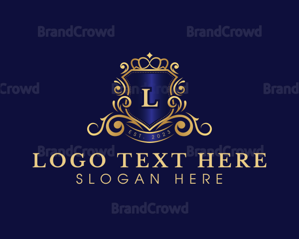 Luxury Shield Royal Logo