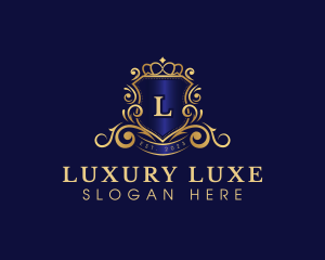 Luxury Shield Royal logo design