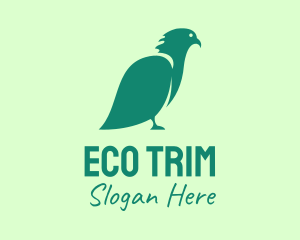 Green Eco Bird logo design