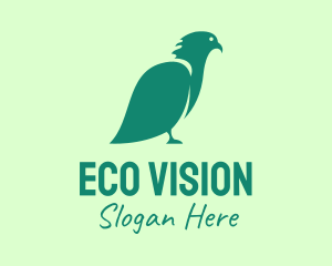 Green Eco Bird logo design