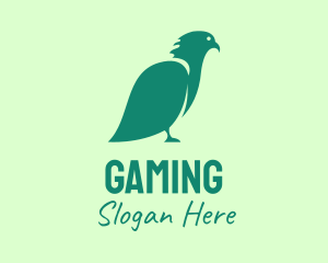 Pigeon - Green Eco Bird logo design