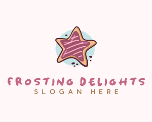 Frosting - Sweet Star Cookie logo design