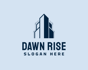 High Rise Building Construction logo design